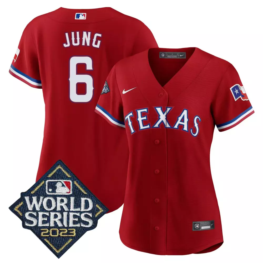 josh jung red mens texas rangers world series champions vapor premier limited jersey v3 all stitched
