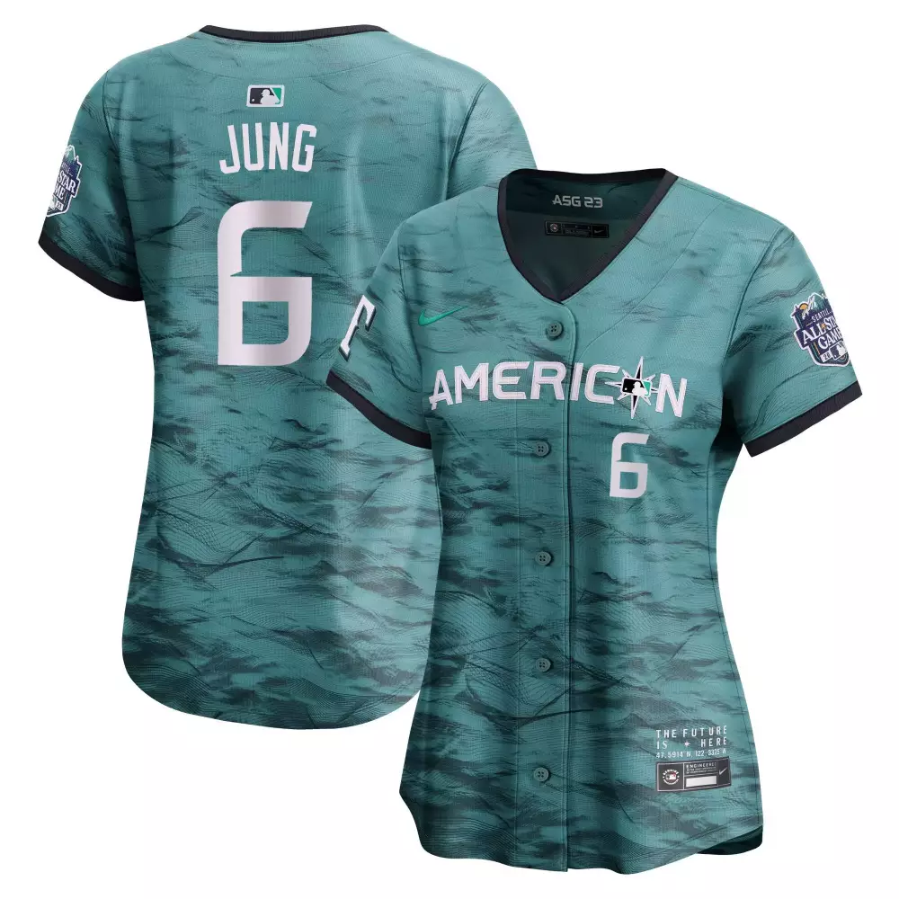josh jung royal womens seattle mariners american league 2023 allstar game teal jersey all stitched
