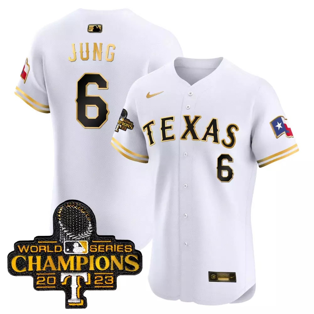 Josh Jung Texas Rangers World Series Champions Red Youth Jersey | All Stitched | Game Day Outfit | For Men, Women & Youth