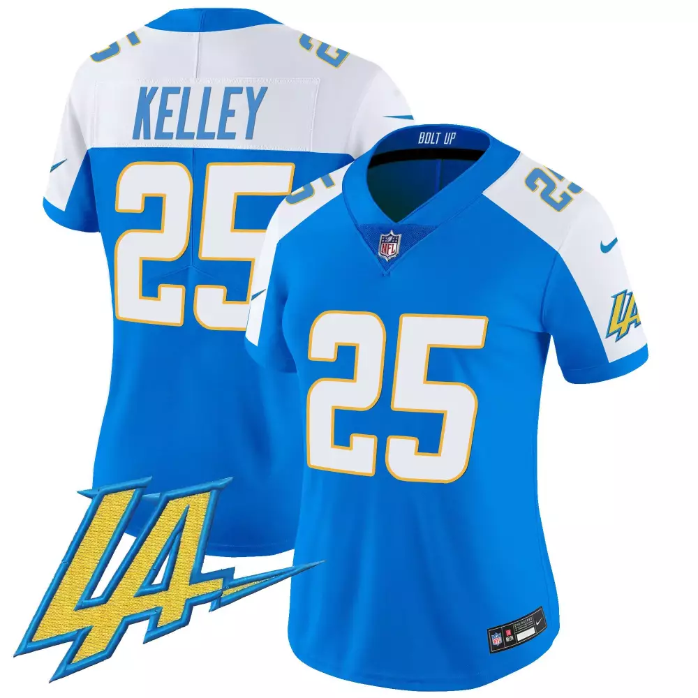 joshua kelley black mens los angeles chargers vapor limited jersey v2 all stitched
