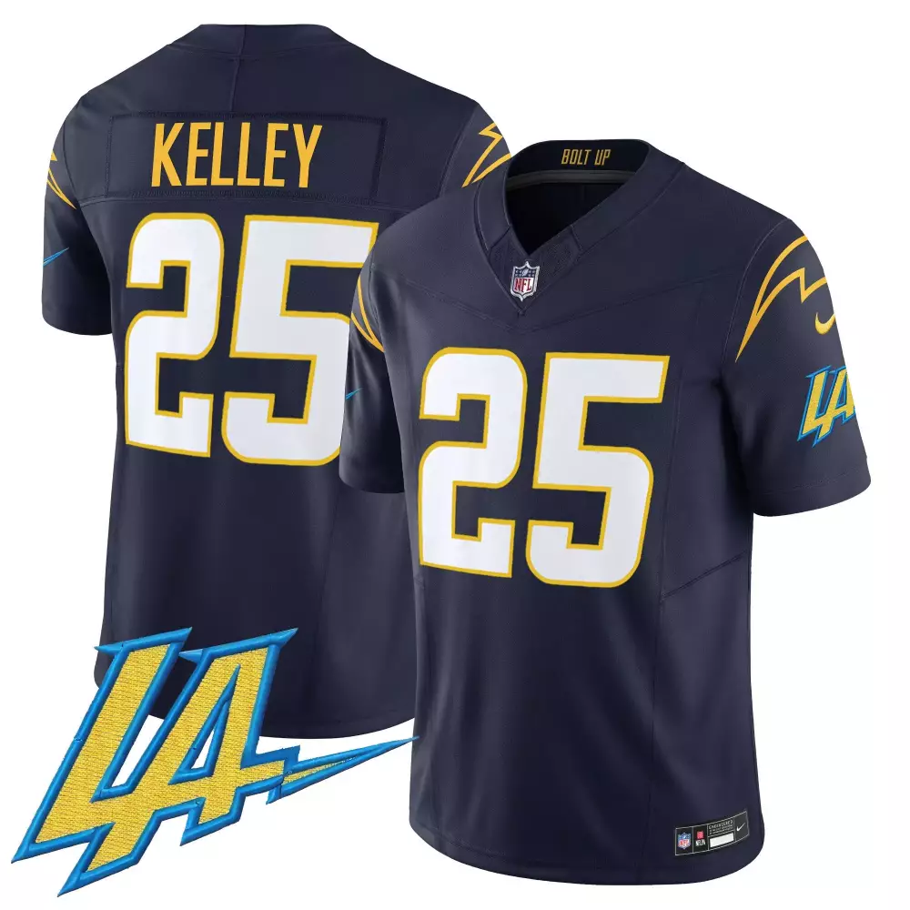 joshua kelley black mens los angeles chargers vapor limited jersey v2 all stitched
