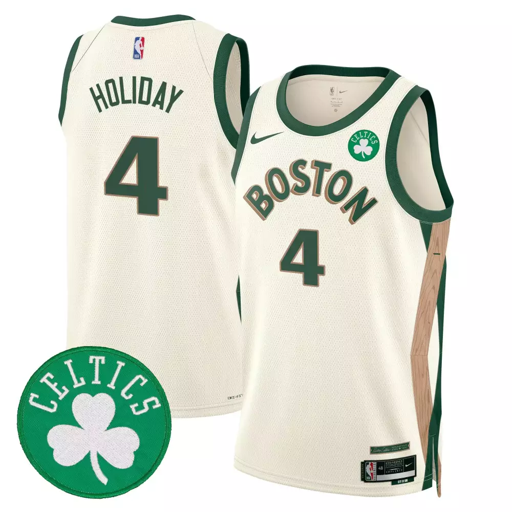 jrue holiday 2324 city mens boston celtics swingman jersey all stitched