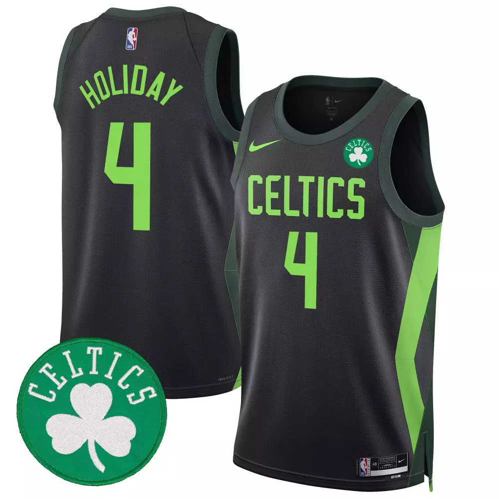 jrue holiday 2324 city mens boston celtics swingman jersey all stitched