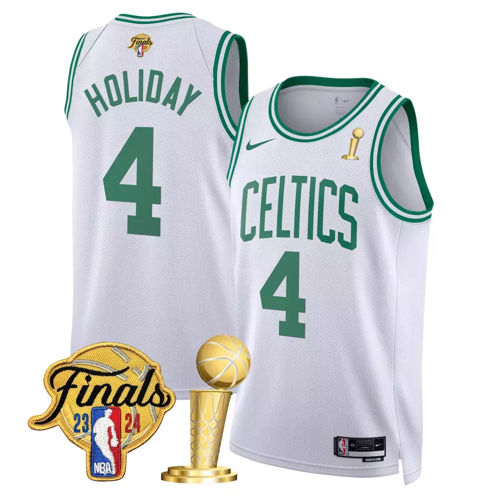 jrue holiday 2324 city mens boston celtics swingman jersey all stitched
