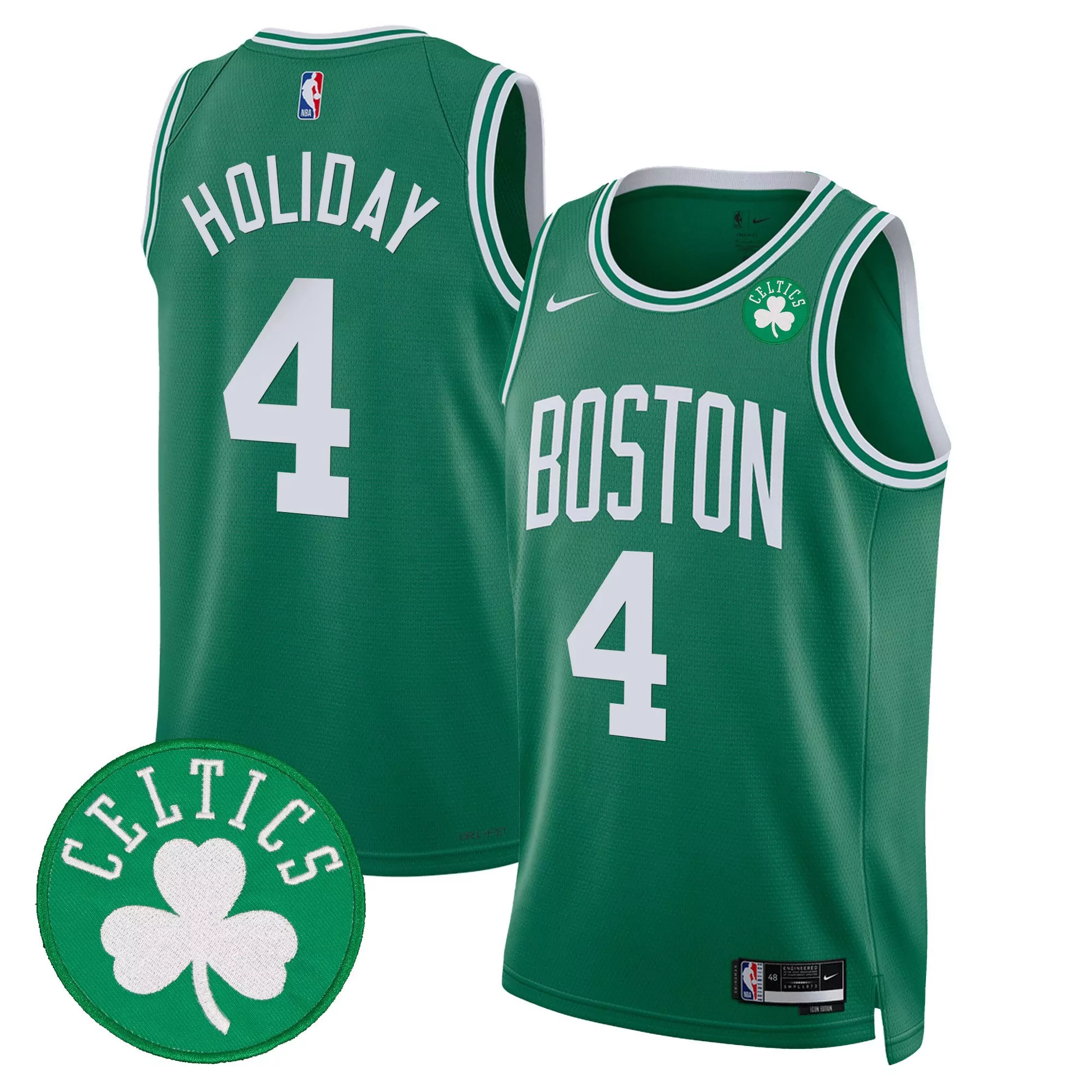 jrue holiday icon mens boston celtics swingman jersey all stitched