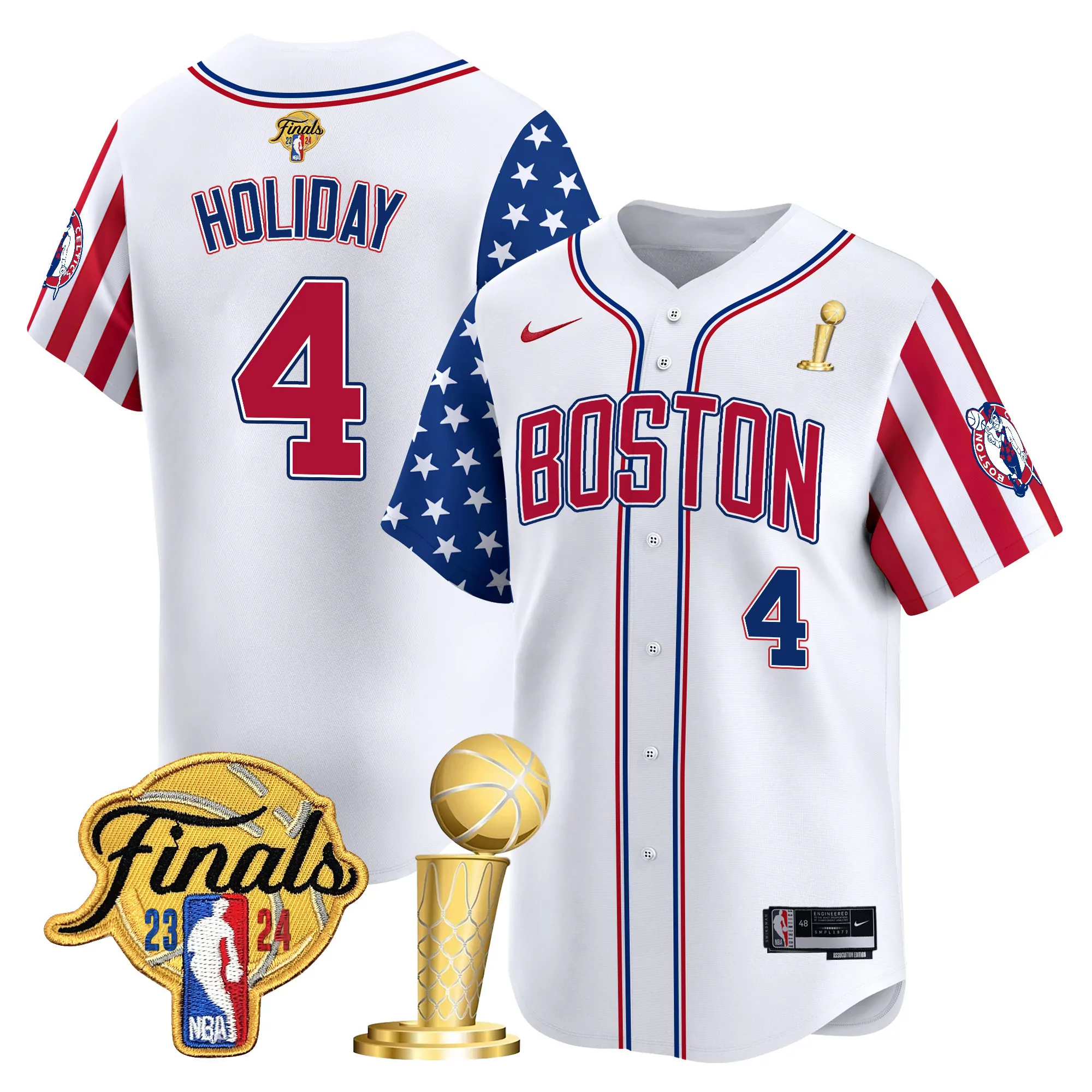 jrue holiday icon mens boston celtics swingman jersey all stitched