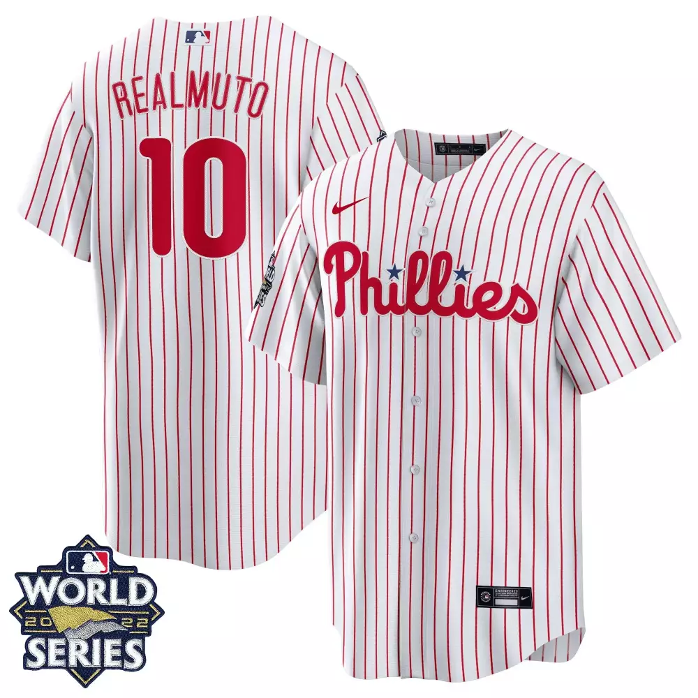 jt realmuto cool home youths philadelphia phillies gold 2022 world series jersey all stitched