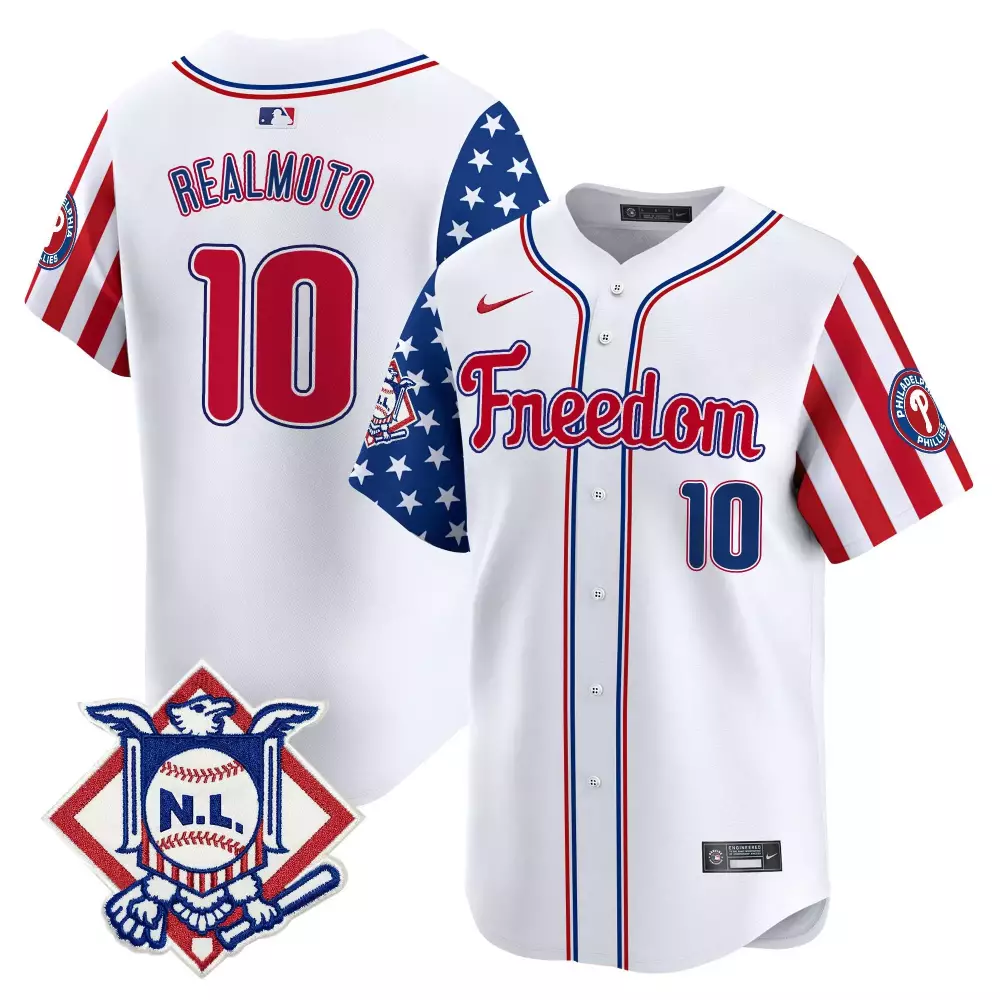 jt realmuto gray mens philadelphia phillies phillie phanatic patch cool base jersey all stitched