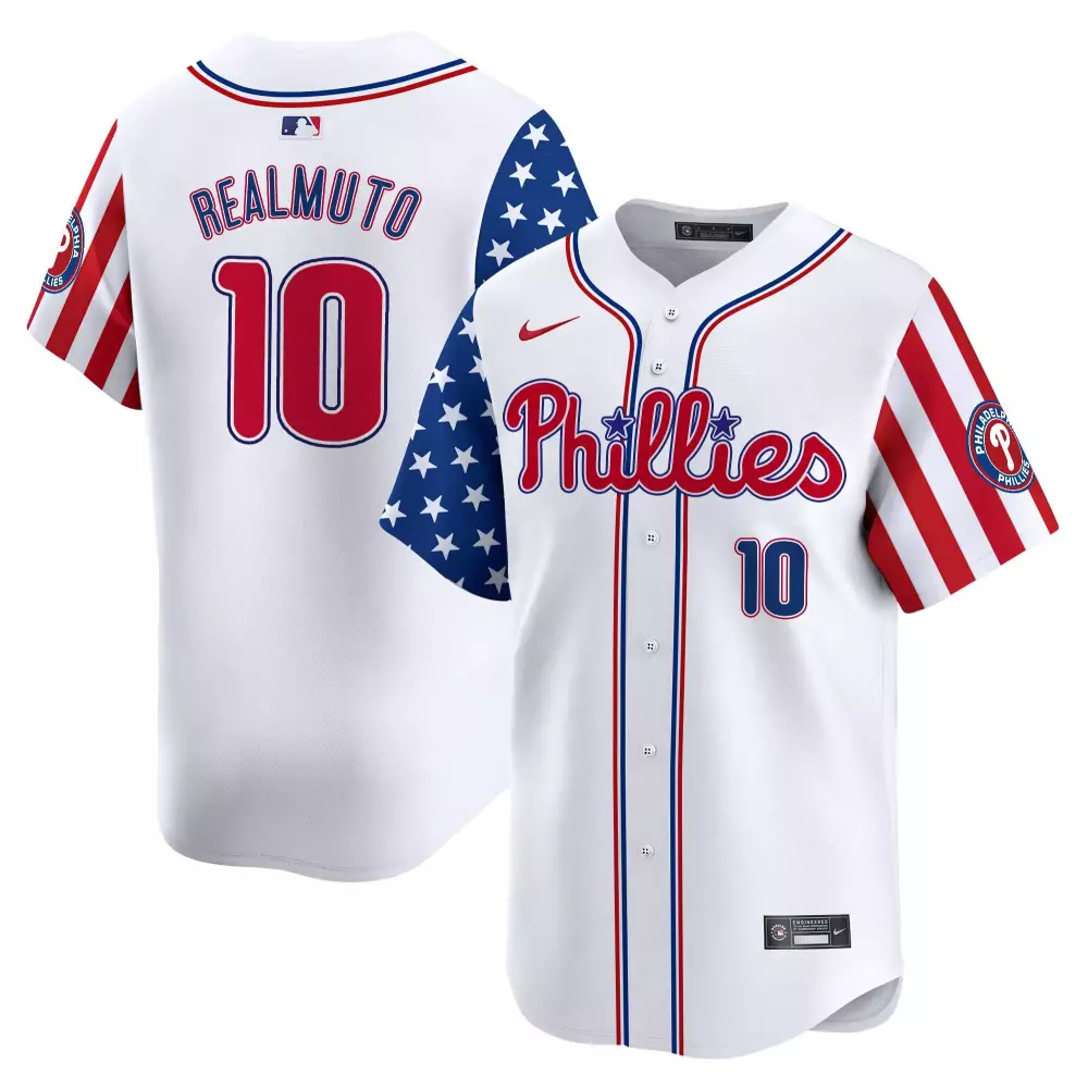 jt realmuto gray mens philadelphia phillies phillie phanatic patch cool base jersey all stitched