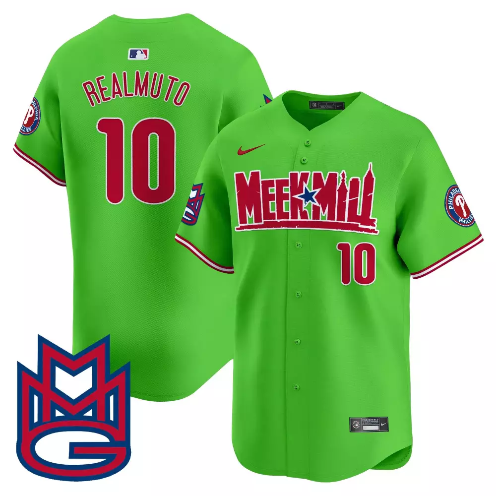 Realmuto Phillies Green 2024 Limited Edition Jersey | Stitched Vapor Premier Fan Gear | For Men, Women & Youth
