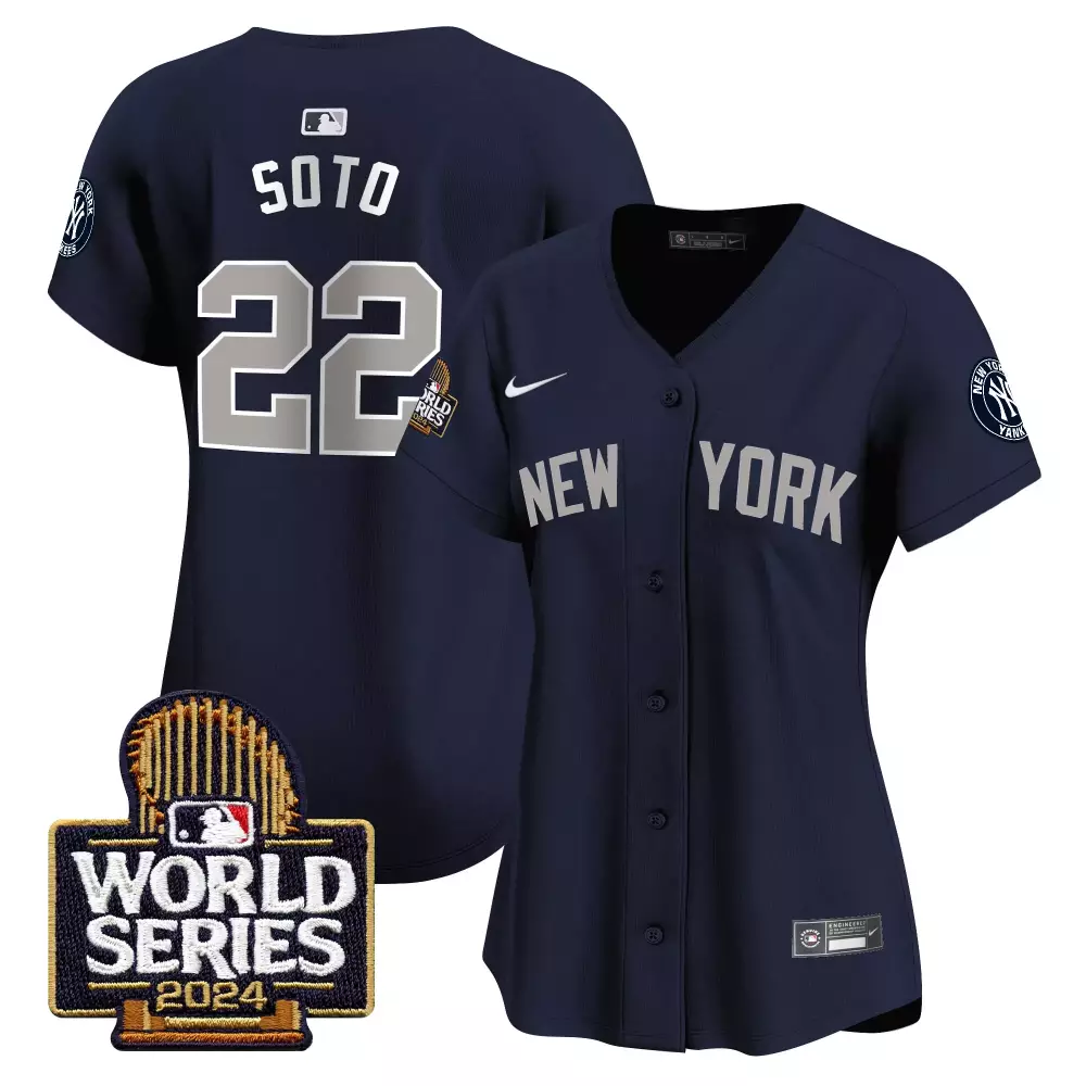Juan Soto Women's New York Yankees 2024 Spring Training Patch Vapor Premier Limited Jersey V2 | All Stitched | For Women & Youth