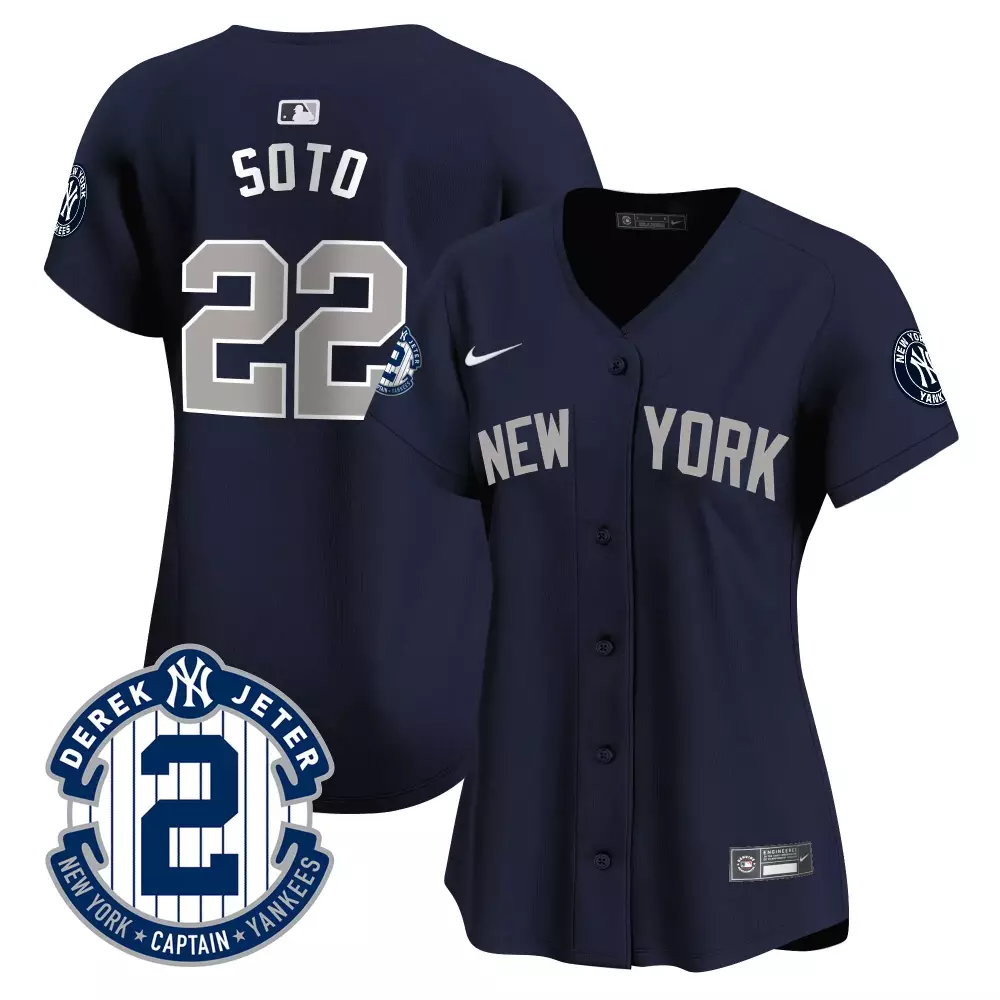 Juan Soto Women's New York Yankees 2024 Spring Training Patch Vapor Premier Limited Jersey V2 | All Stitched | For Women & Youth