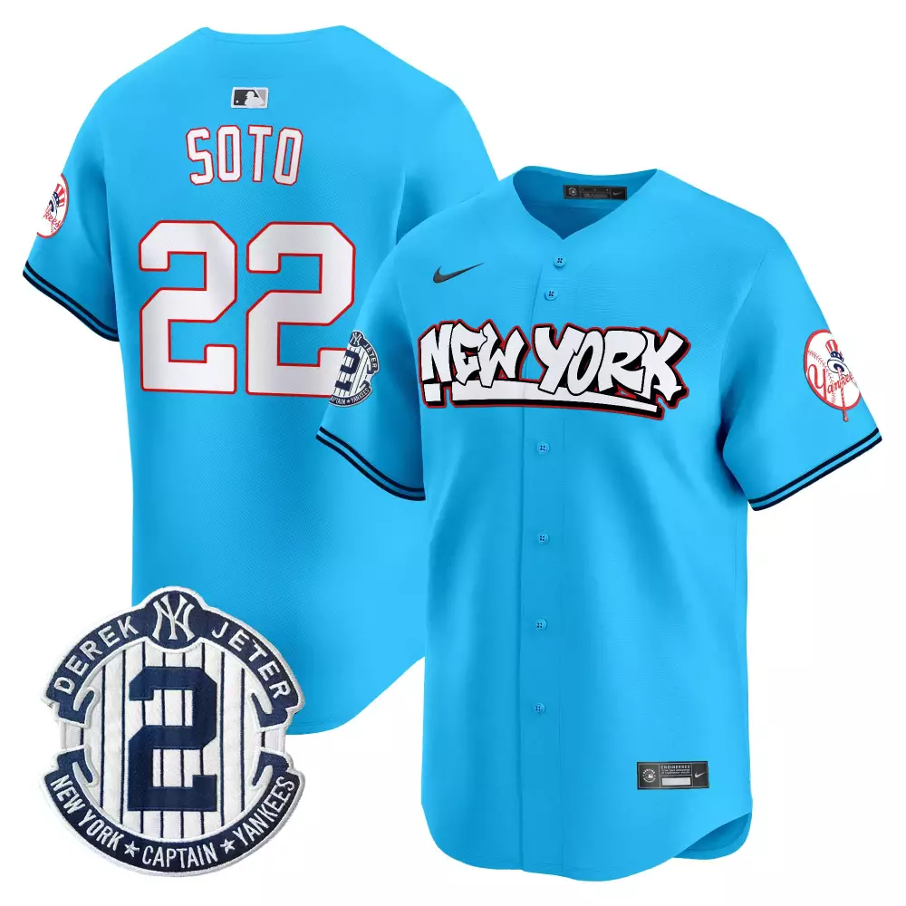 juan soto light blue mens new york yankees dragon ball son goku vapor premier limited jersey printed