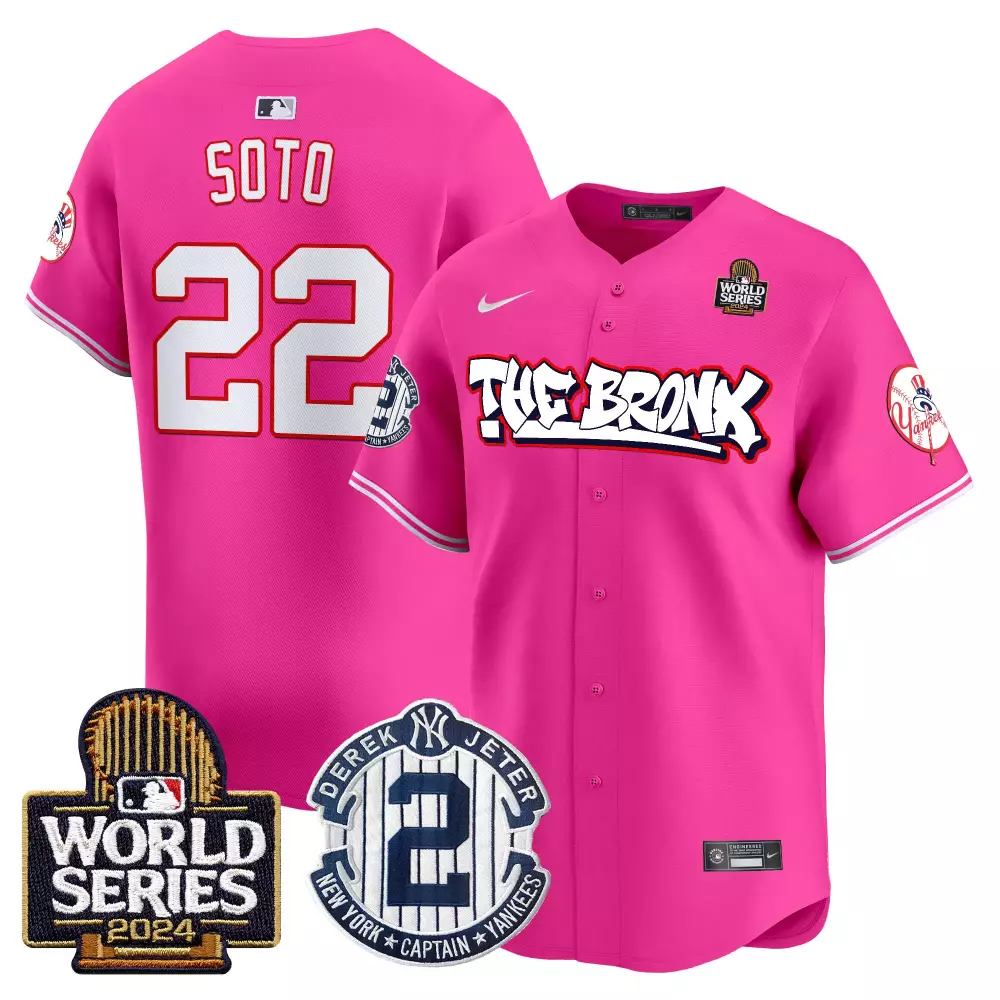 juan soto pink mens new york yankees big pun vapor premier limited jersey all stitched