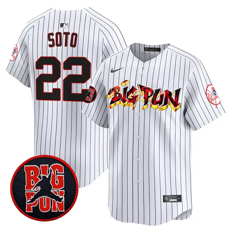 juan soto pinstripe mens new york yankees big pun vapor premier limited jersey all stitched