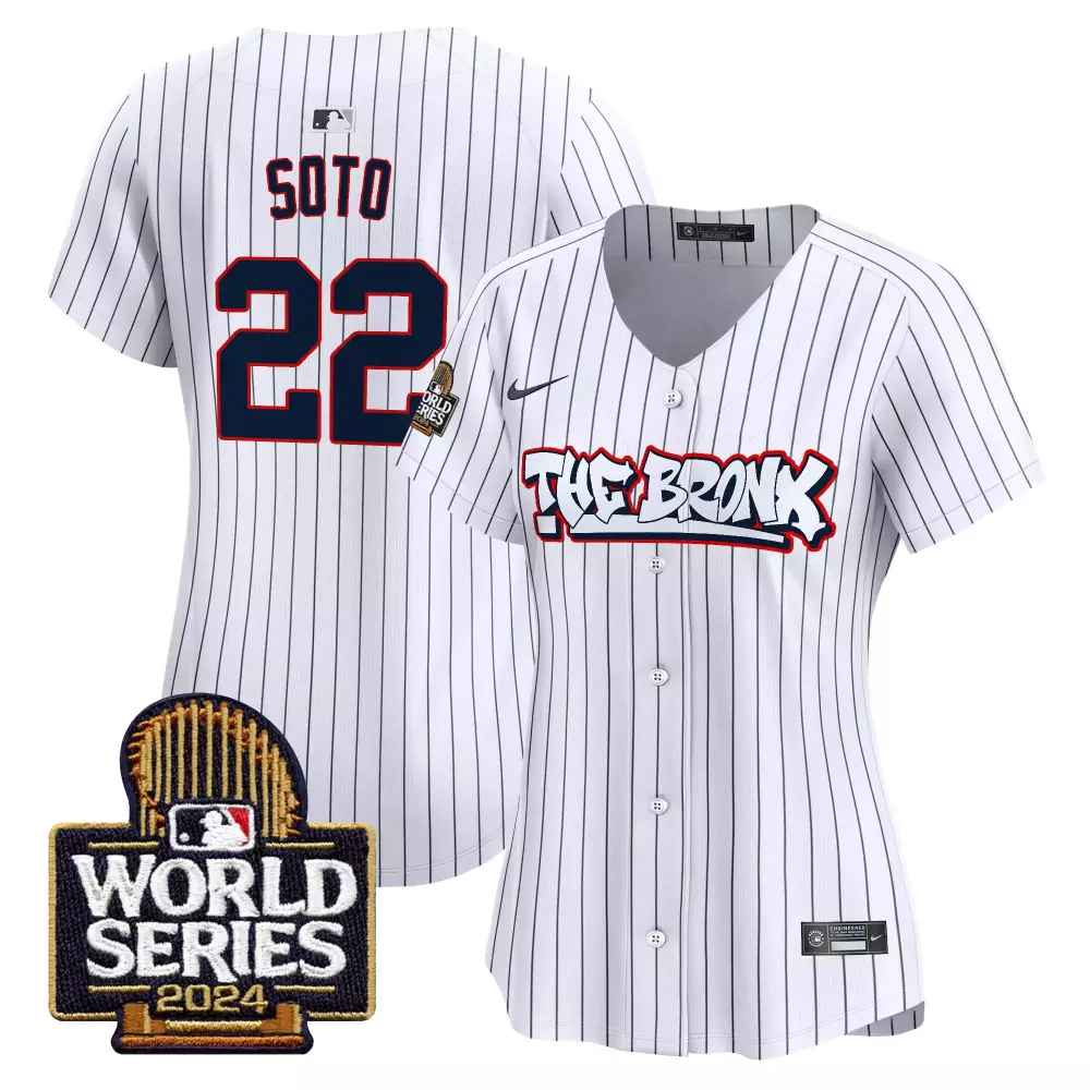 juan soto pinstripe unisex new york yankees the bronx graffiti bubblegum pink vapor premier limited jersey v2 all stitch