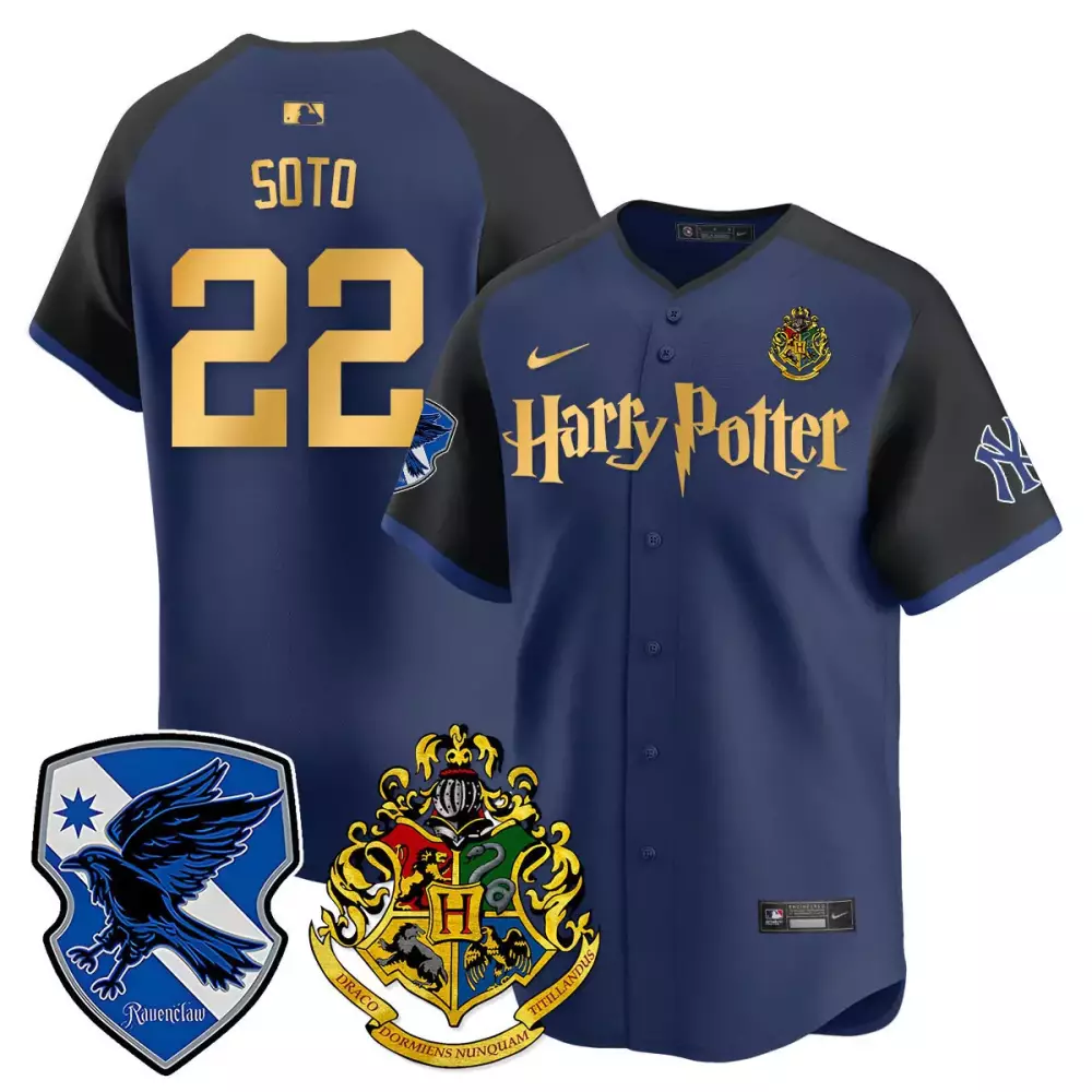 Juan Soto Ravenclaw Yankees Jersey | Harry Potter Vapor Premier Limited Edition | Fan Gear for Men, Women & Youth