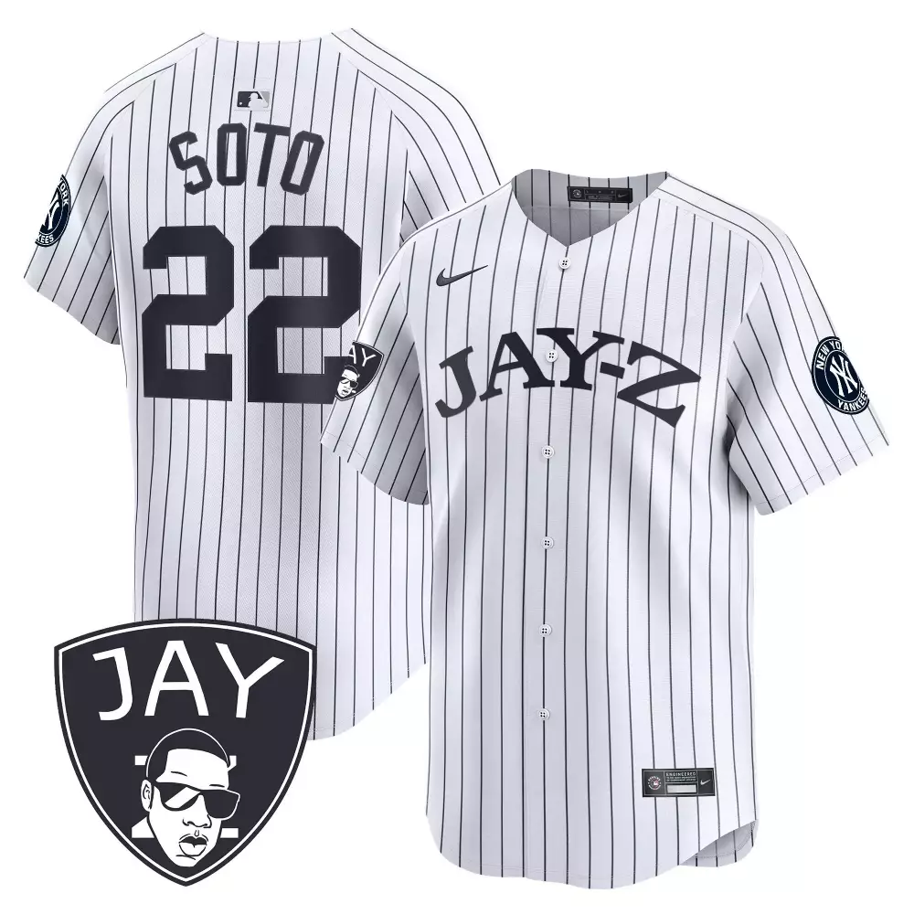 juan soto white mens new york yankees derek jeter patch 2024 world series vapor premier limited jersey all stitched