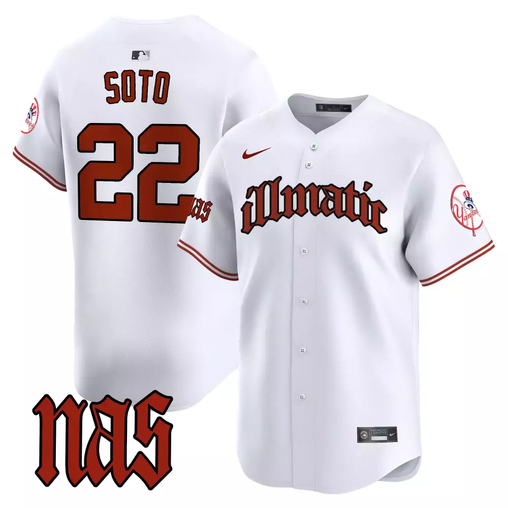 juan soto white mens new york yankees nas illmatic vapor premier limited jersey all stitched