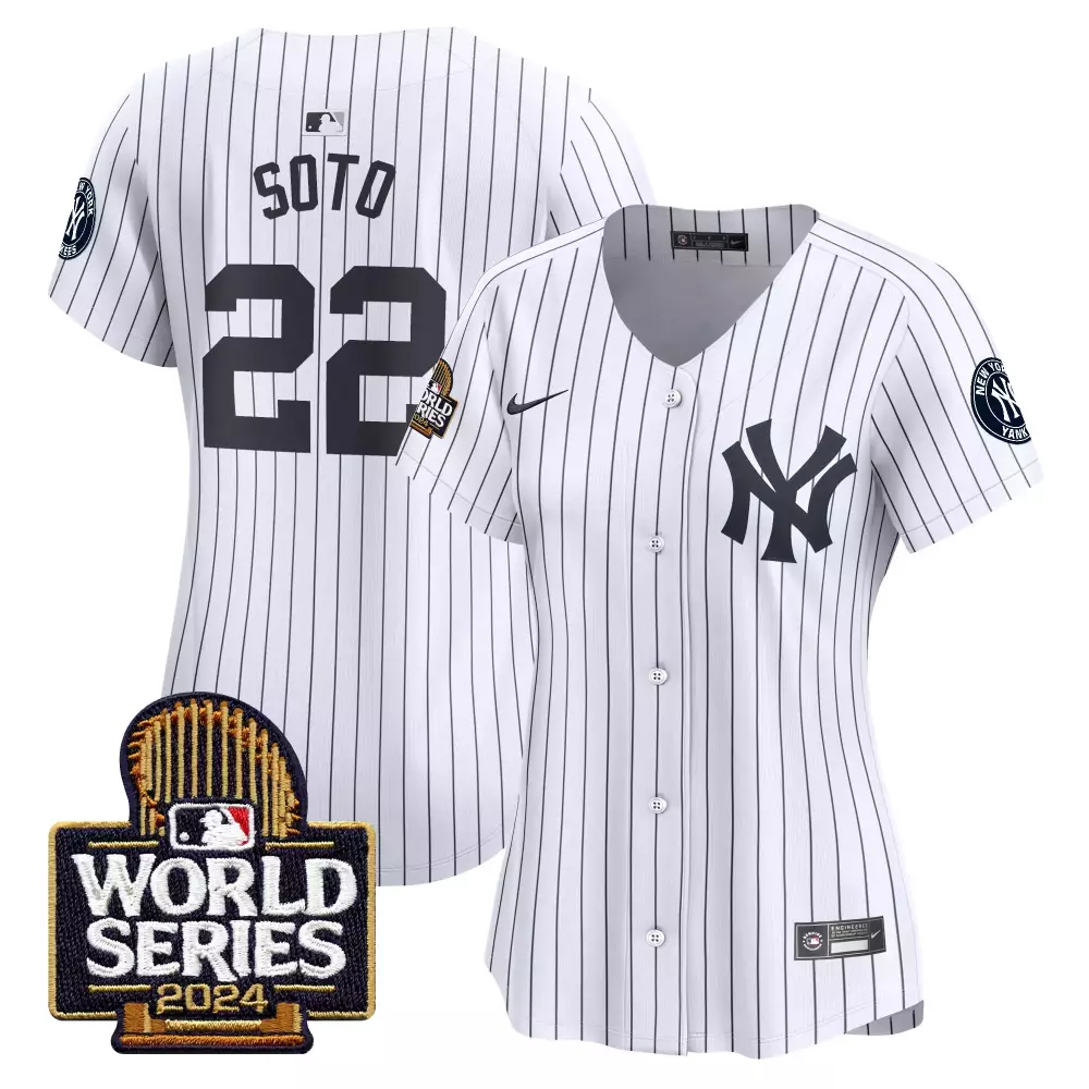 juan soto white womens new york yankees 2024 spring training patch vapor premier limited jersey v6 all stitched
