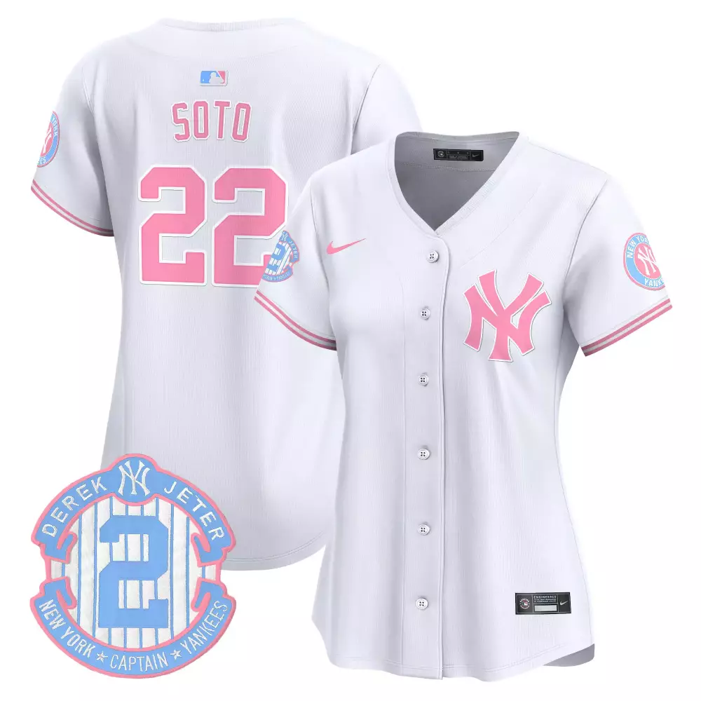 juan soto white womens new york yankees 2024 spring training patch vapor premier limited jersey v6 all stitched
