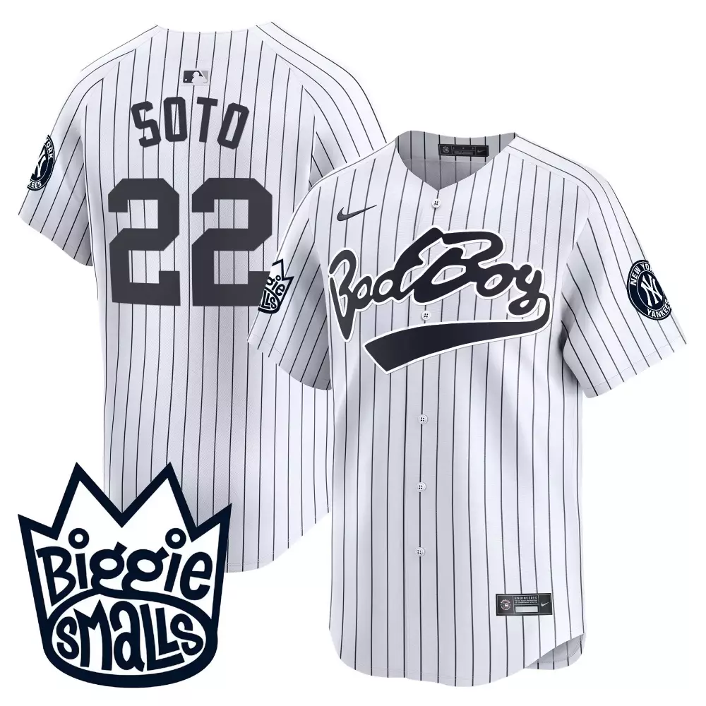 juan soto white youths new york yankees biggie smalls vapor premier limited jersey all stitched