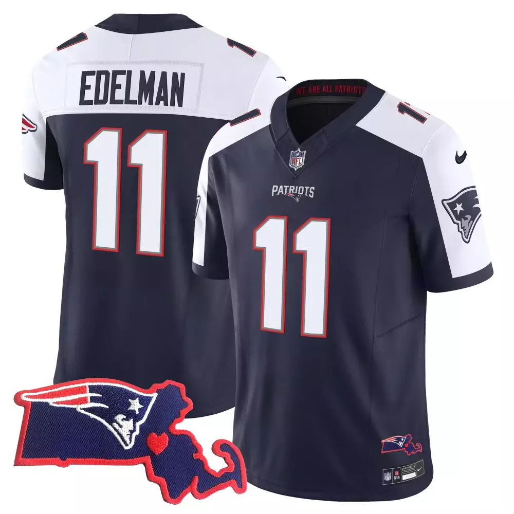 julian edelman alternate womens new england patriots bill belichick 6x champions vapor jersey all stitched