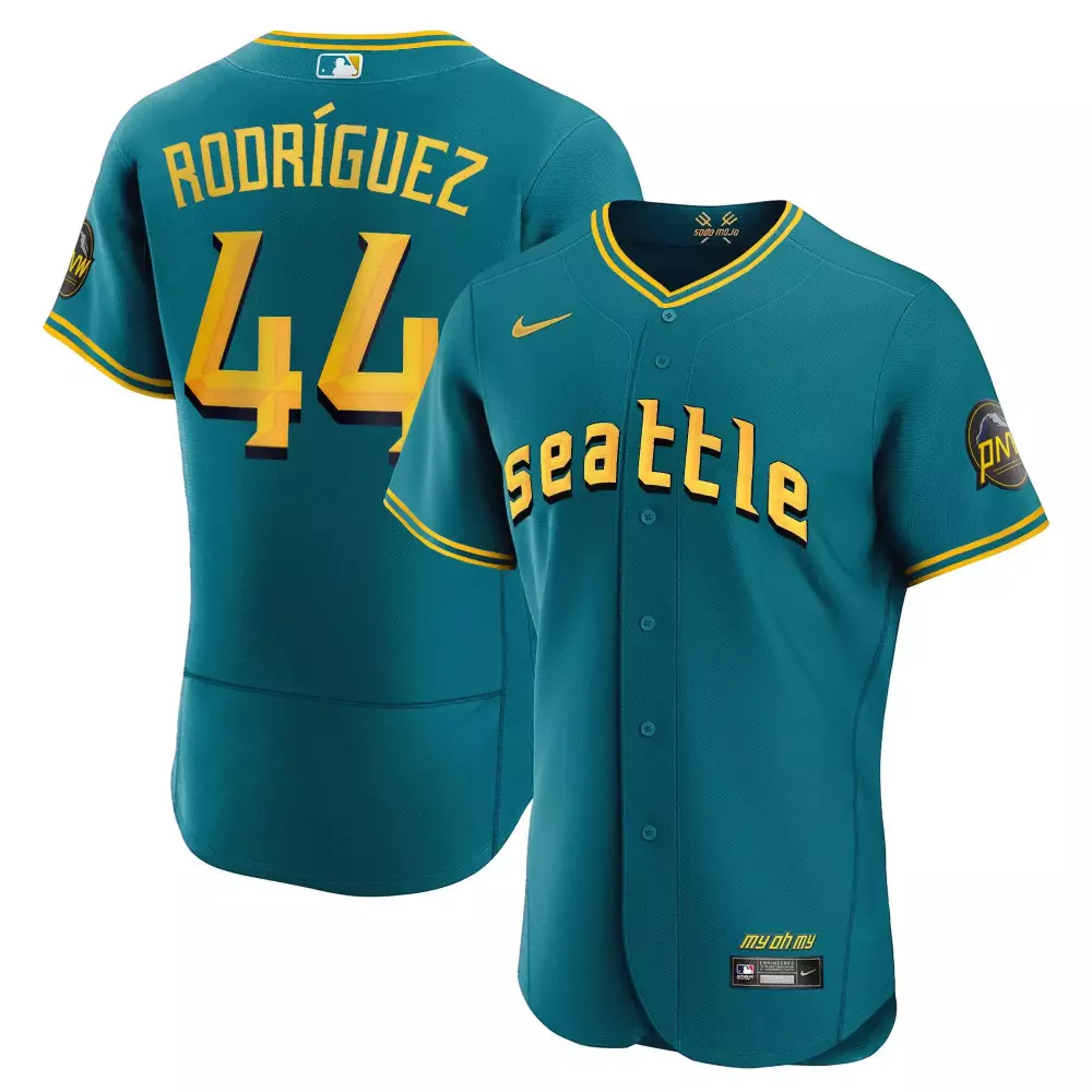 julio rodriguez cream mens seattle mariners trident patch vapor premier limited jersey all stitched