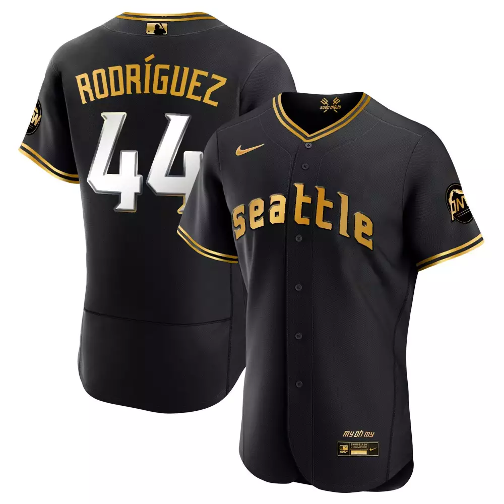 julio rodriguez flex base mens seattle mariners 2023 city connect fan made edition jersey all stitched