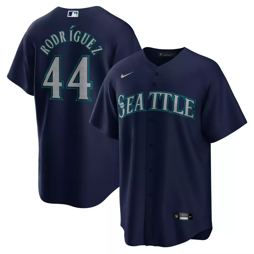 julio rodriguez men seattle mariners cool base jersey aqua all stitched