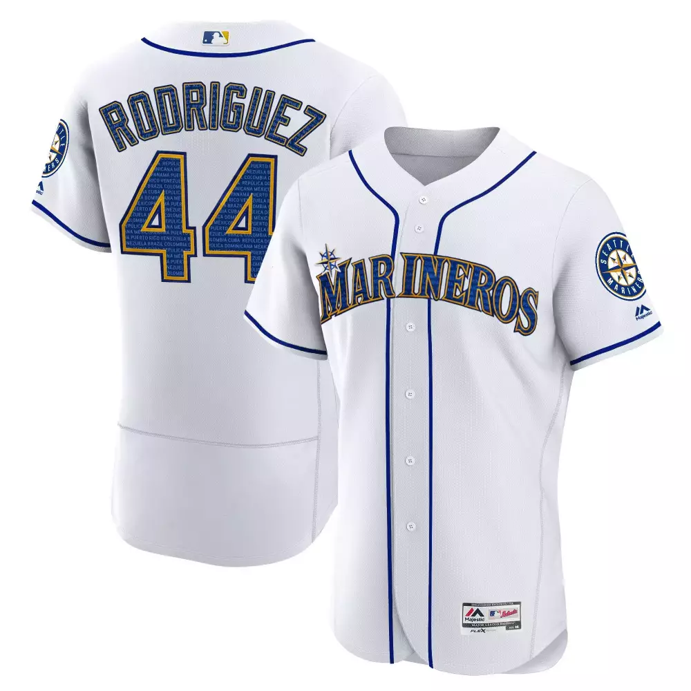 julio rodriguez men seattle mariners cool base jersey aqua all stitched
