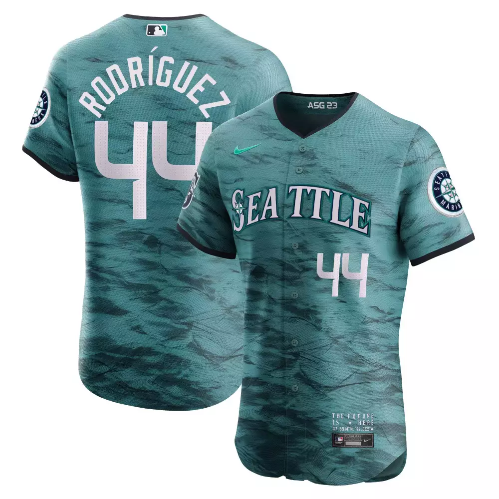 julio rodriguez royal womens seattle mariners 2023 city connect gold fan made jersey all stitched