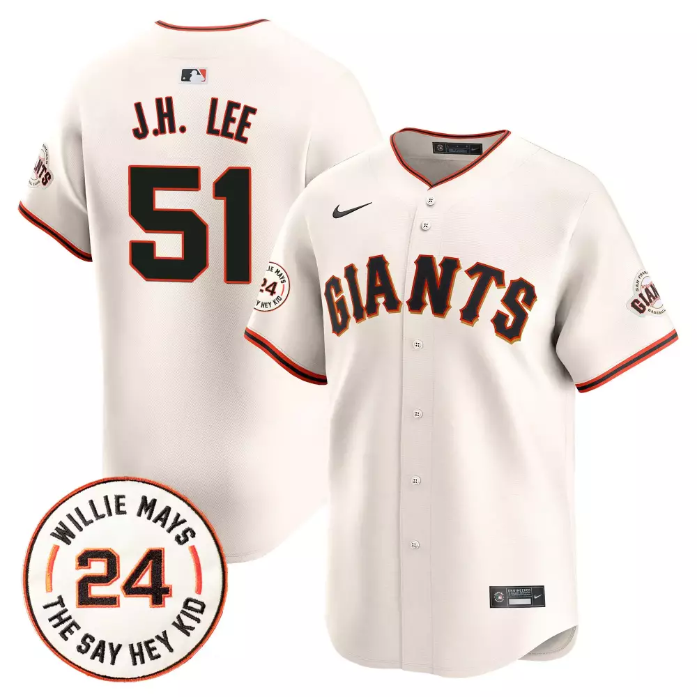 jung hoo lee cream mens san francisco giants 2024 rickwood classic vapor premier limited jersey all stitched