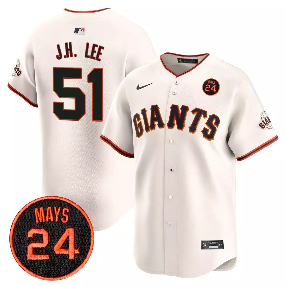 jung hoo lee cream mens san francisco giants 2024 rickwood classic vapor premier limited jersey all stitched