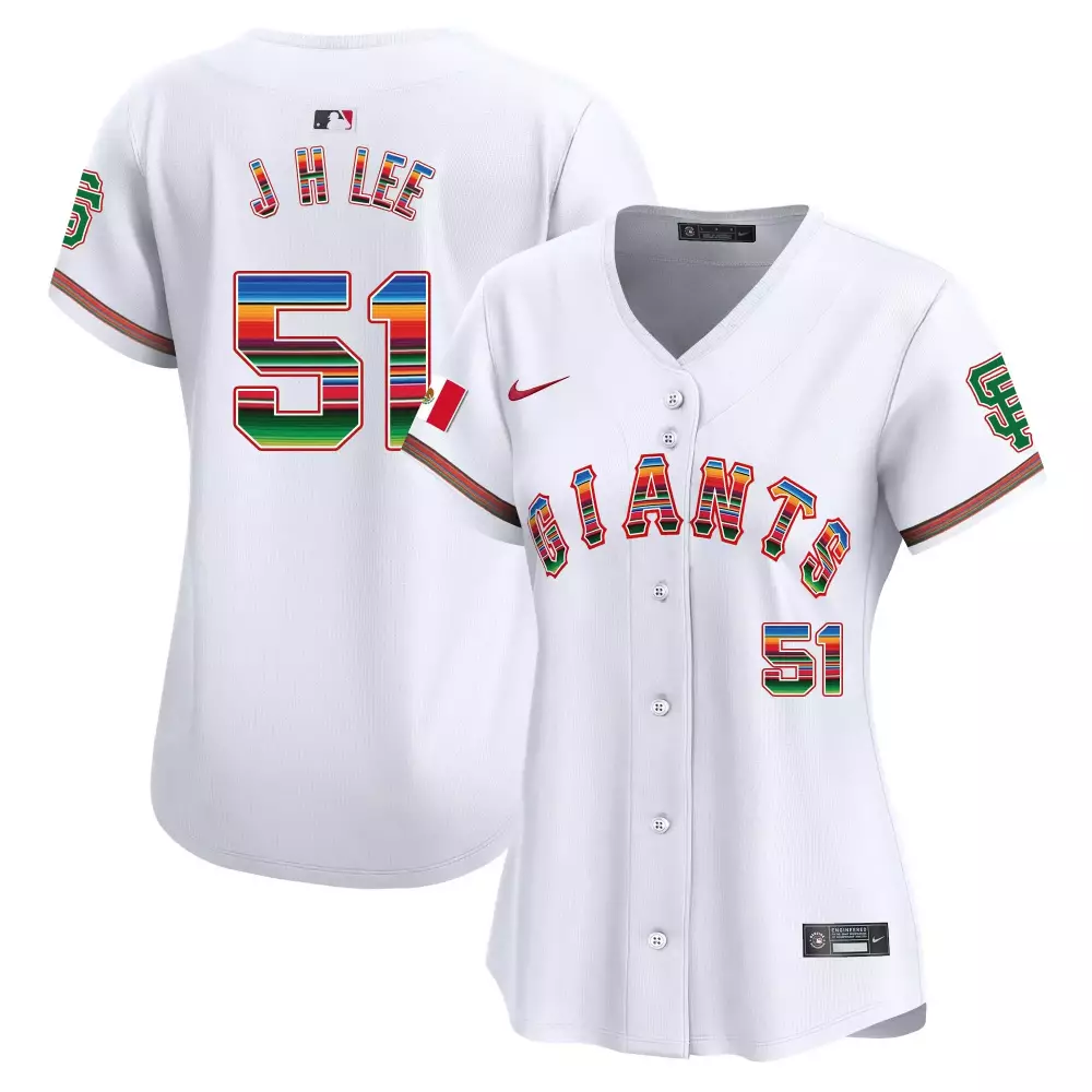 jung hoo lee white gold womens san francisco giants 2024 willie mays patch vapor premier limited jersey v4 all stitched