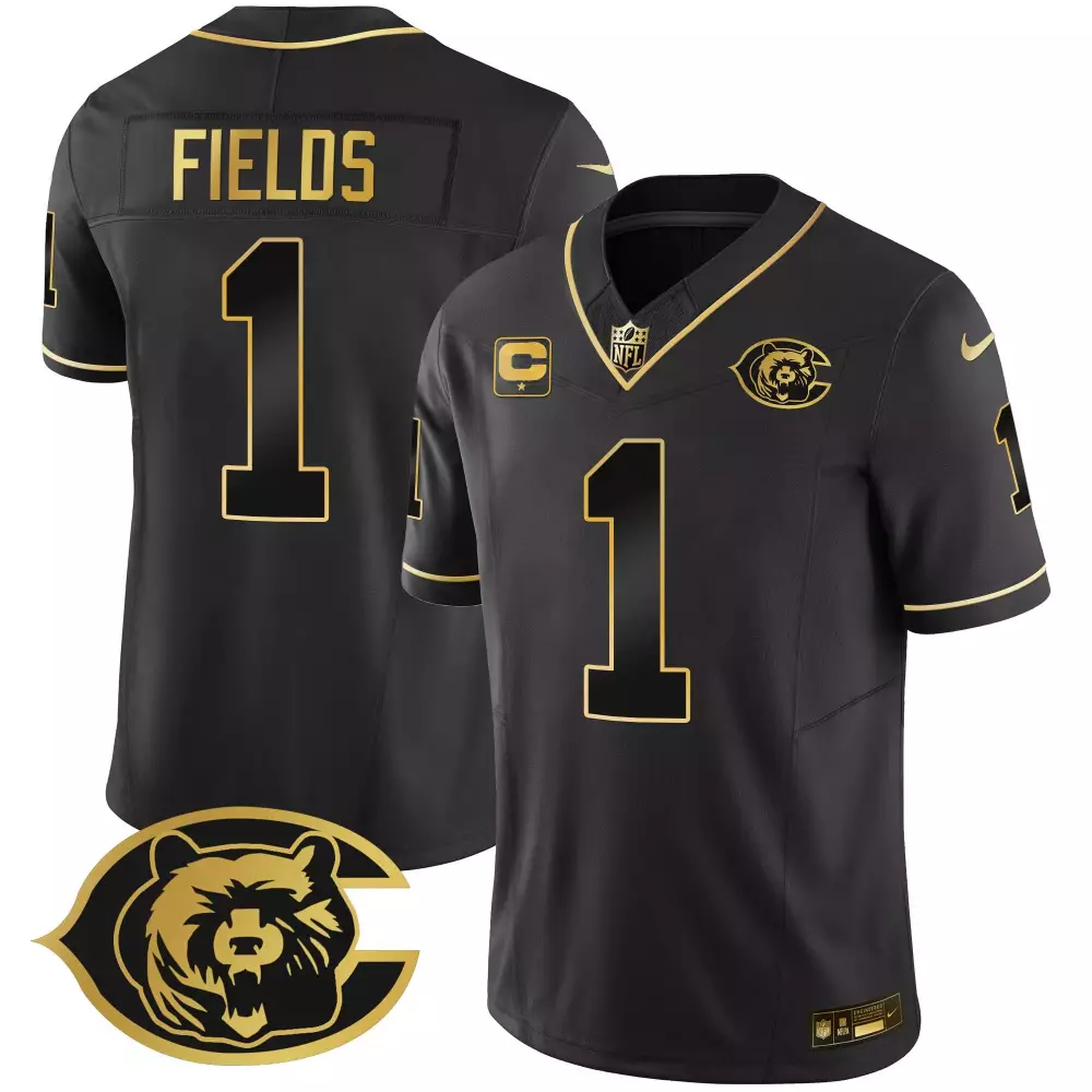 Justin Fields Chicago Bears Split Jersey | Stitched Style | Limited Edition Fan Gear | For Men, Women & Youth