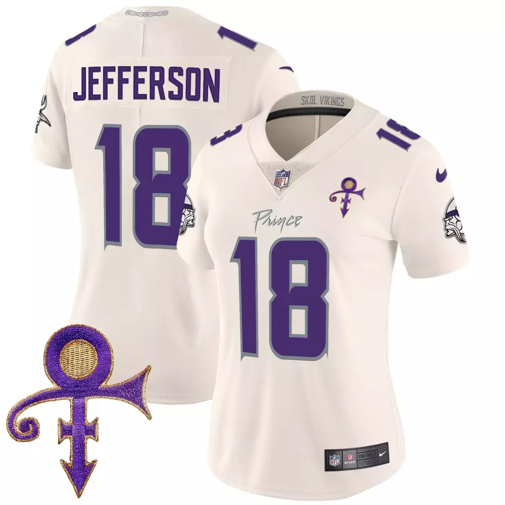 justin jefferson brown camo mens vikings 2024 salute to service vapor limited jersey all stitched