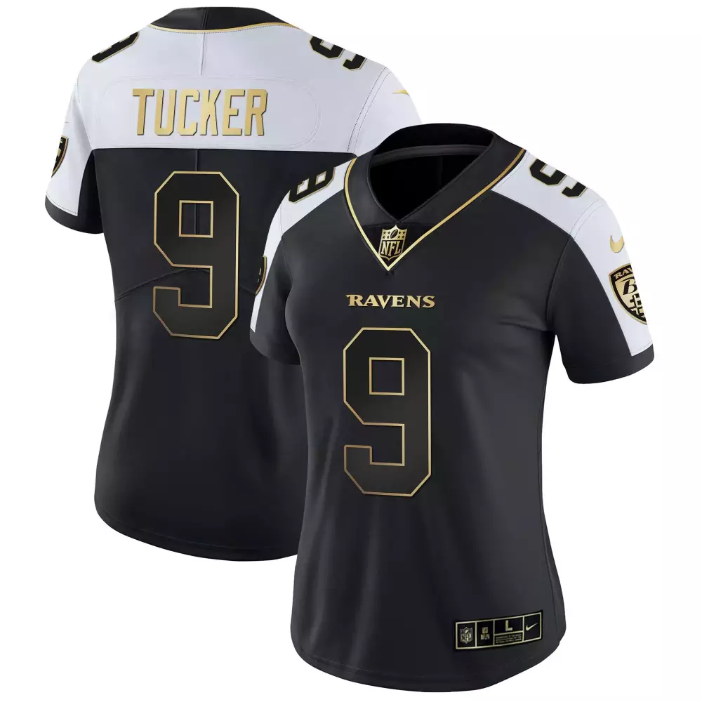 Justin Tucker Baltimore Ravens Women's City Edition Jersey | Black Stitched | Limited Edition Fan Gear | For Men, Women & Youth