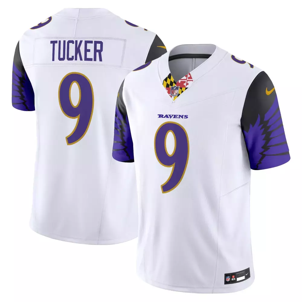 Justin Tucker Baltimore Ravens Purple Jersey | Women's Stitched Fan Gear | For Men, Women & Youth