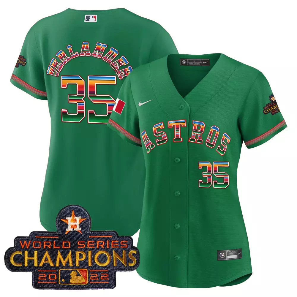 justin verlander green unisex houston astros orbit vapor premier limited jersey printed