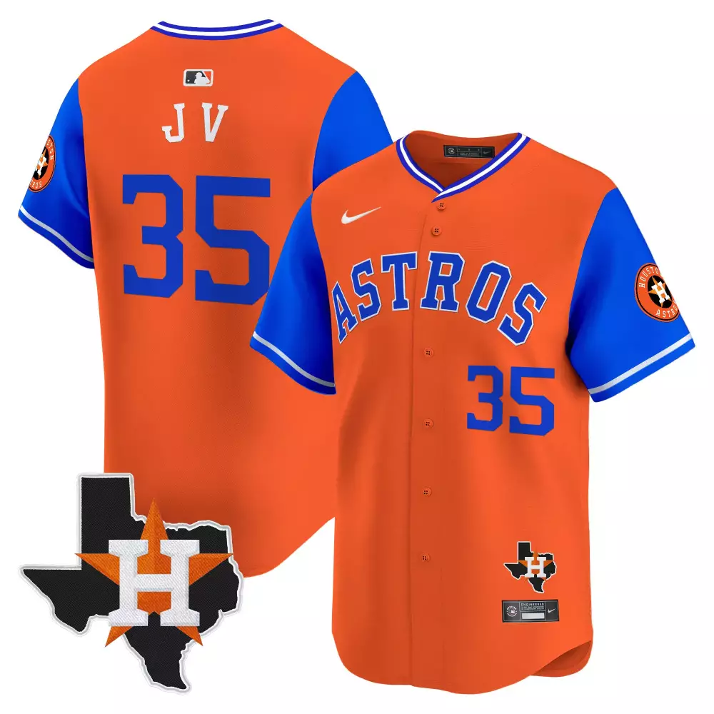 justin verlander royal mens houston astros 2024 fourth of july vapor premier limited jersey v2 all stitched