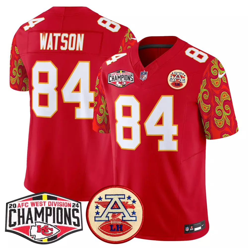 Justin Watson Youth Kansas City Chiefs Super Bowl LVIII Patch Salute to Service Brown Limited Jersey | Stitched Fan Gear for Youth