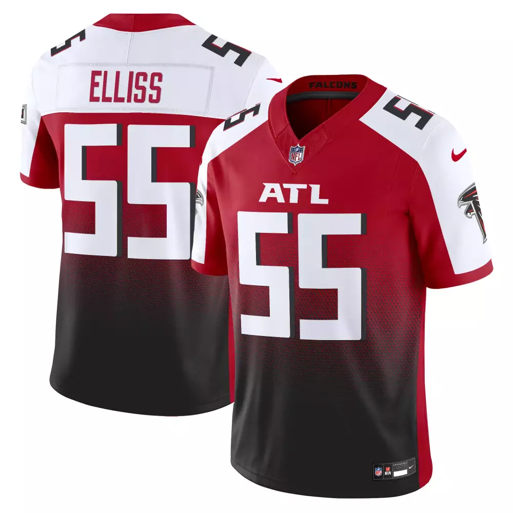 kaden elliss black mens outkast x atlanta falcons 2024 vapor limited jersey all stitched