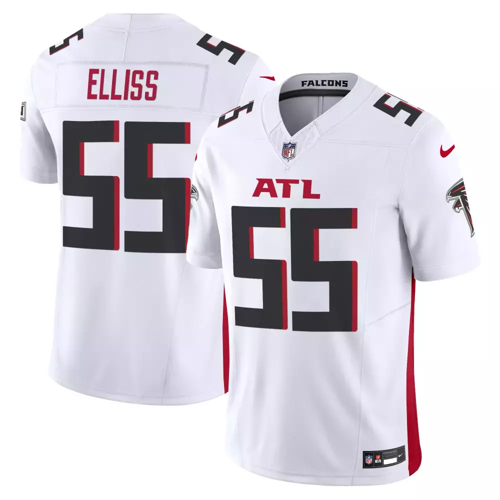 kaden elliss red mens atlanta falcons 2024 vapor limited jersey all stitched