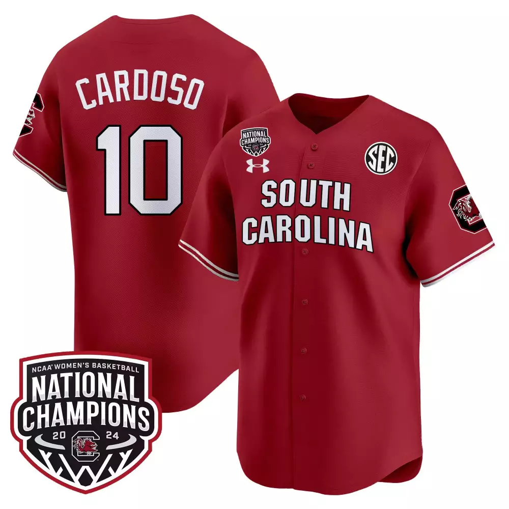kamilla cardoso red mens size south carolina gamecocks 2024 final four basketball jersey v2 women patch all stitched