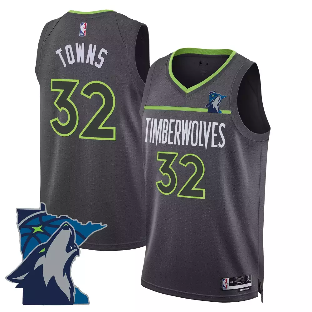 karlanthony towns statement mens minnesota timberwolves swingman jersey all stitched