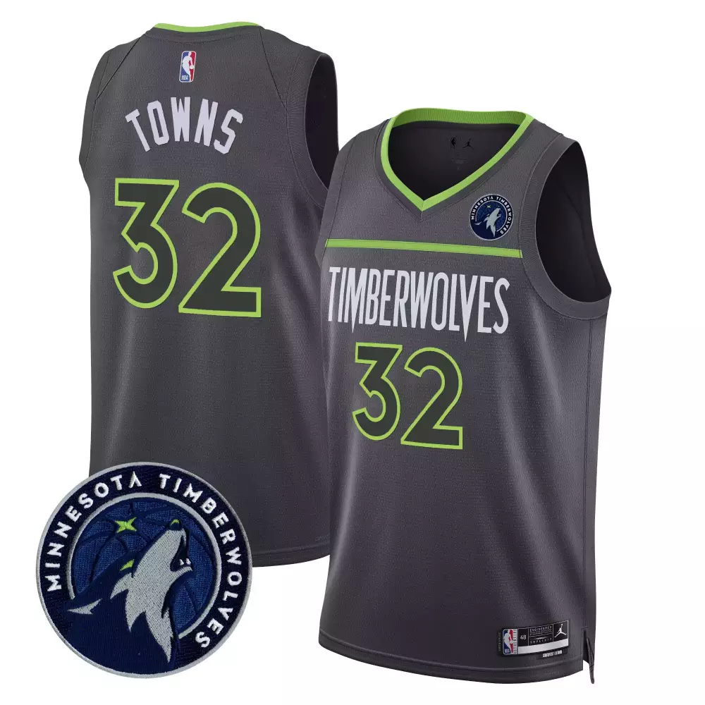 karlanthony towns statement mens minnesota timberwolves swingman jersey all stitched