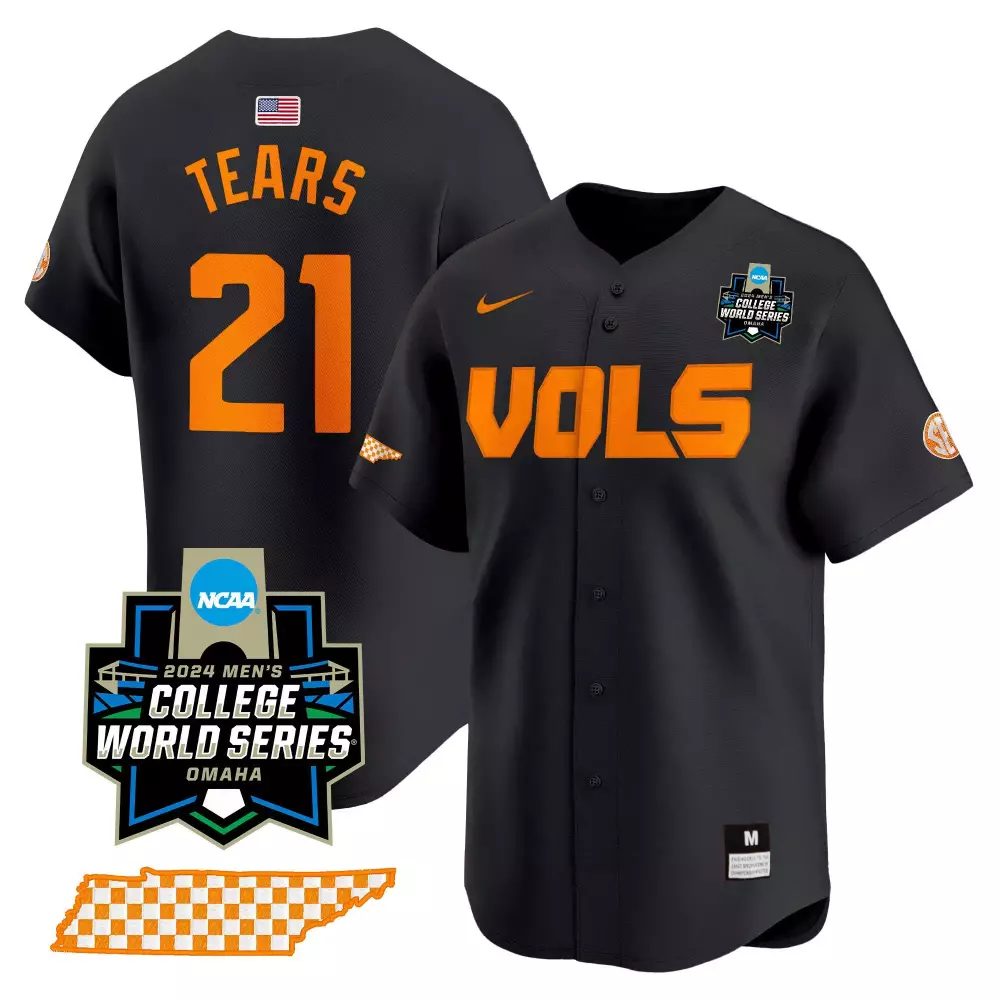 kavares tears black gold womens tennessee volunteers 2024 tournament champions vapor premier limited jersey v2 all stitc