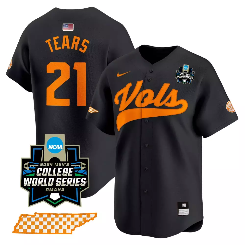 kavares tears black gold womens tennessee volunteers 2024 tournament champions vapor premier limited jersey v2 all stitc