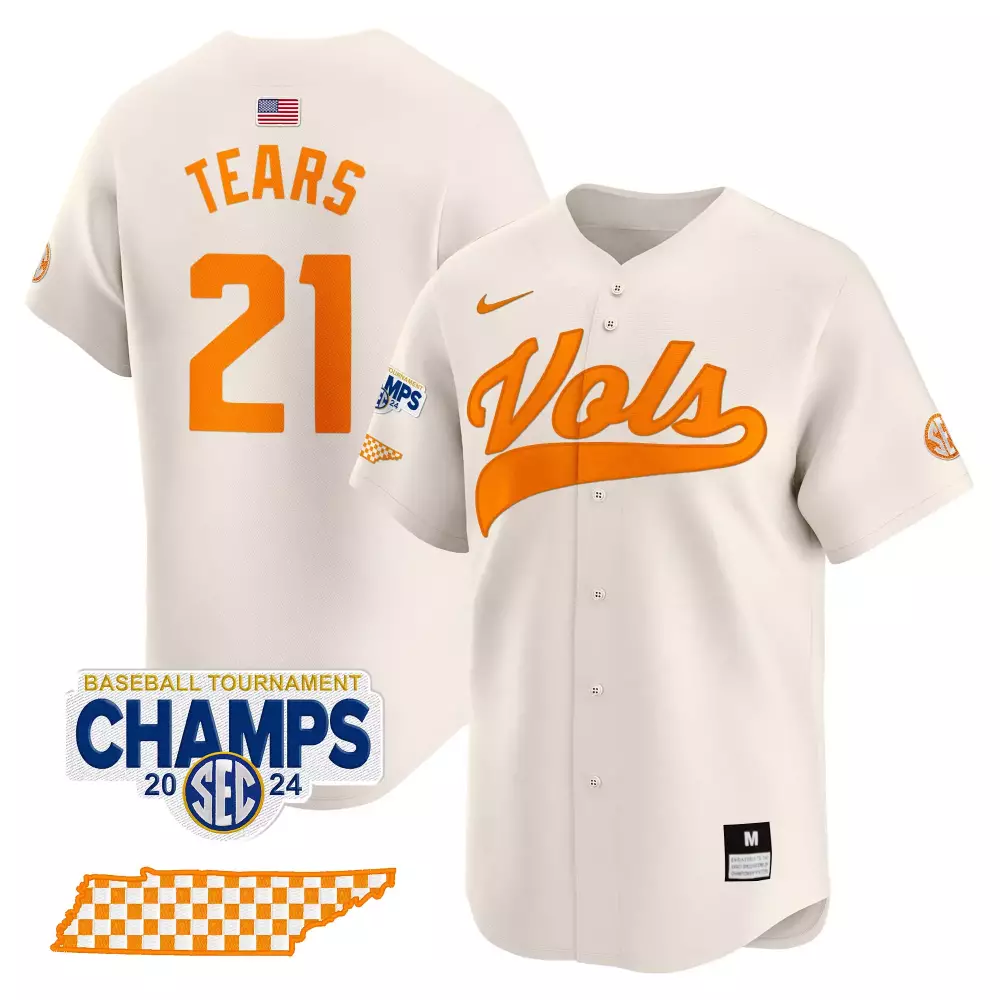 kavares tears black womens tennessee volunteers 2024 tournament champs world series vapor premier limited jersey all sti
